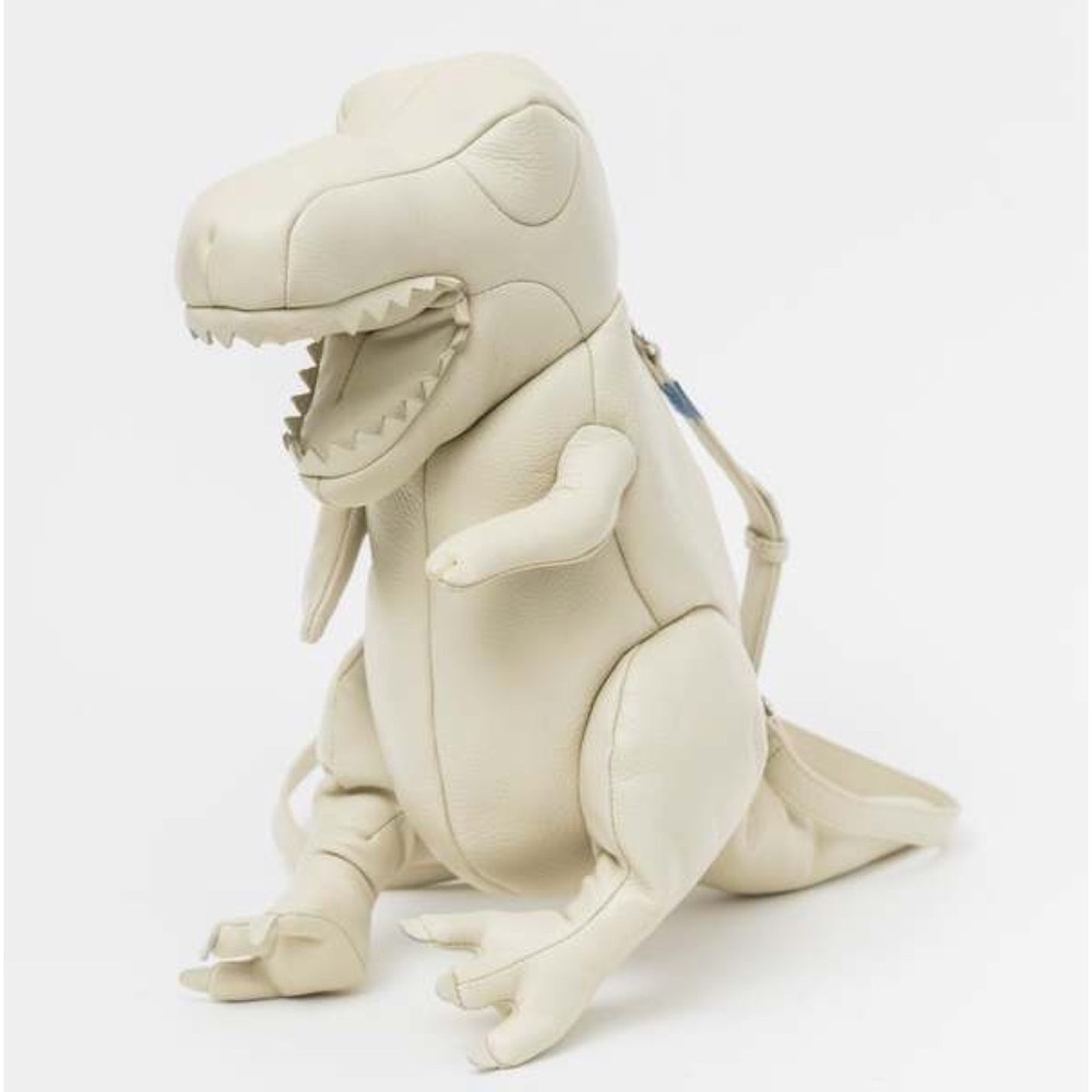 Maison Mihara Yashuhiro T-Rex Shoulder Bag Large Beige $1264